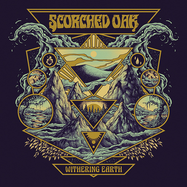 Album-Cover: Scorched Oak - Withering Earth
